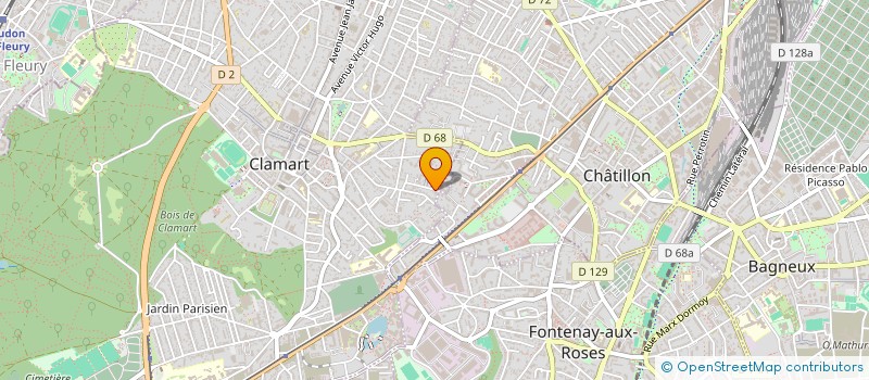 localisation de l'entreprise SCI LEONARD GALVENTS à CLAMART