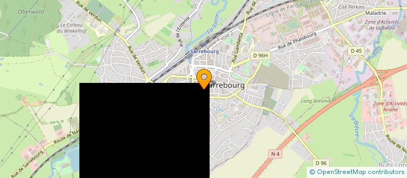 localisation de l'entreprise SCI LEONARD K à SARREBOURG