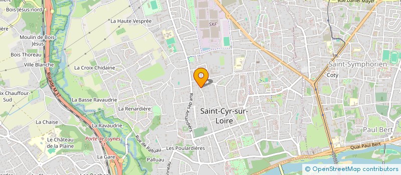 localisation de l'entreprise SCI LEONARD LA BRIANCE  SAINT-CYR-SUR-LOIRE