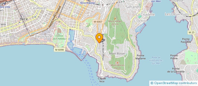 localisation de l'entreprise SCI LEONARDI à NICE