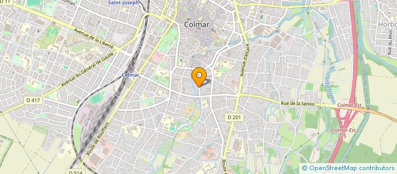 localisation de l'entreprise SCI LEONARDOS  COLMAR