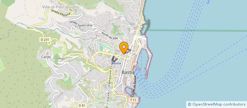 localisation de l'entreprise SCI LEONCINI à BASTIA