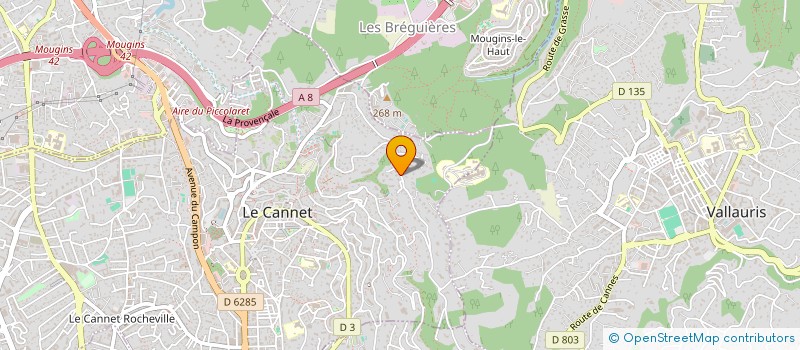 localisation de l'entreprise SCI LEONE à LE CANNET