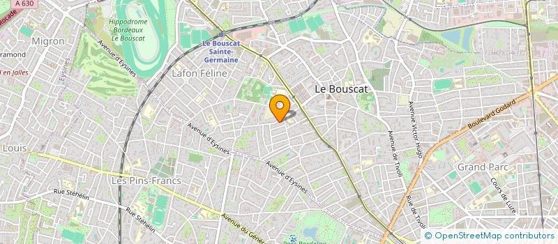 localisation de l'entreprise SCI LEONI  LE BOUSCAT