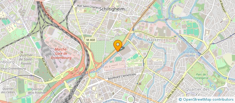 localisation de l'entreprise SCI LEONIDAS  STRASBOURG