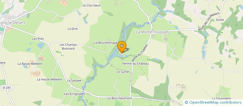 localisation de l'entreprise SCI LEONIE à LA MOTTE-FOUQUET