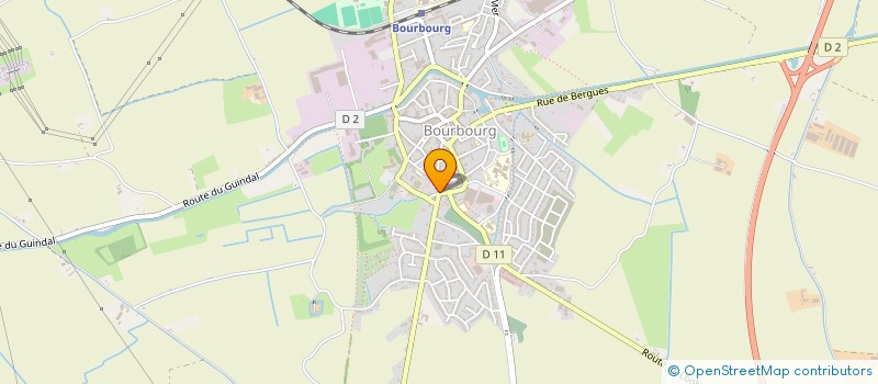 localisation de l'entreprise SCI LEONIE  BOURBOURG