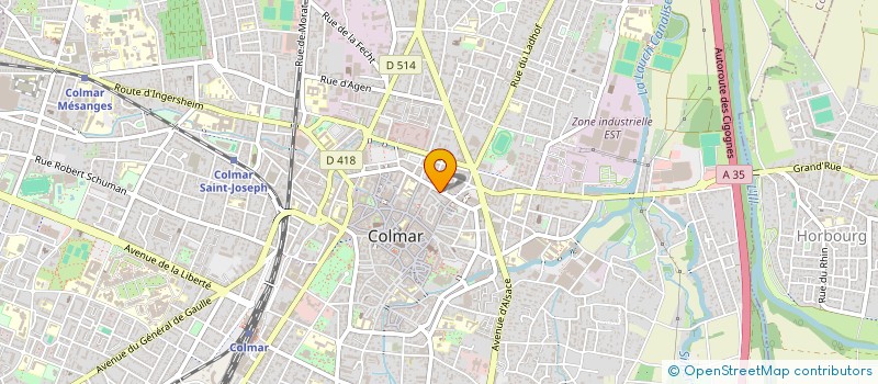 localisation de l'entreprise SCI LEONIE  COLMAR