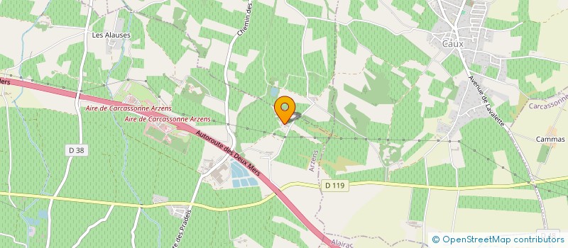 localisation de l'entreprise SCI LEONIE  ARZENS