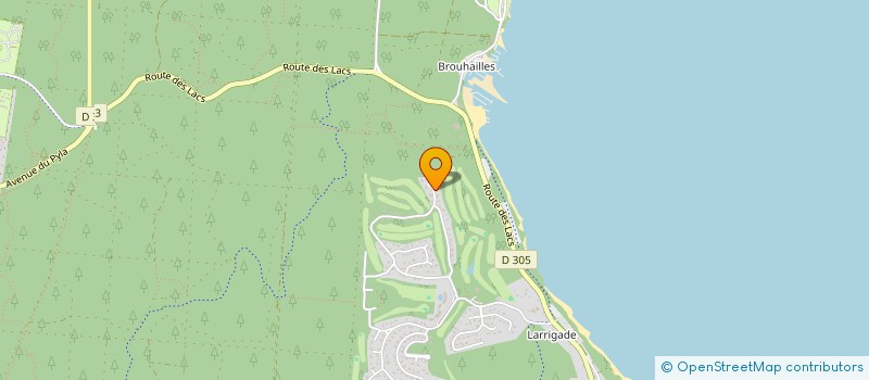 localisation de l'entreprise SCI LEONIE  BISCARROSSE