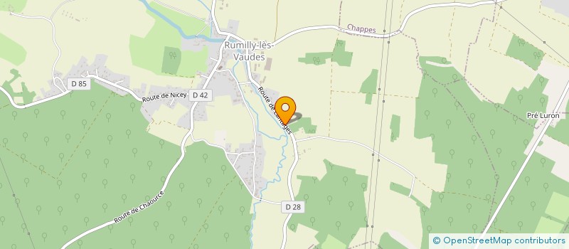 localisation de l'entreprise SCI LEONIE  RUMILLY-LES-VAUDES