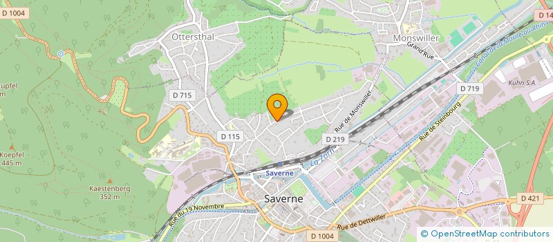 localisation de l'entreprise SCI LEONIE  SAVERNE