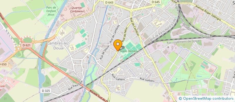 localisation de l'entreprise SCI LEONIE  LAMBRES-LEZ-DOUAI