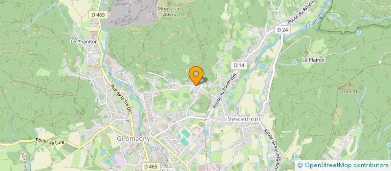 localisation de l'entreprise SCI LEONINAS à GIROMAGNY
