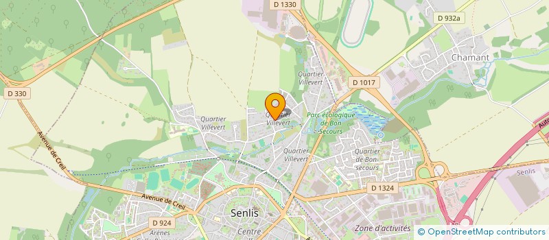 localisation de l'entreprise SCI LEONINO  SENLIS