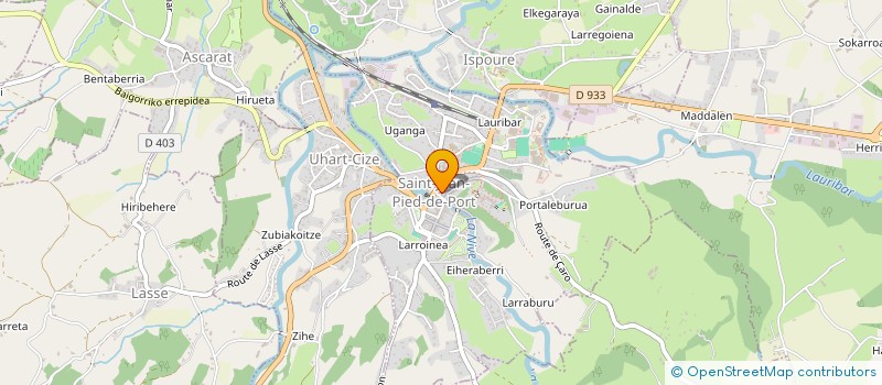 localisation de l'entreprise SCI LEONIS  SAINT-JEAN-PIED-DE-PORT