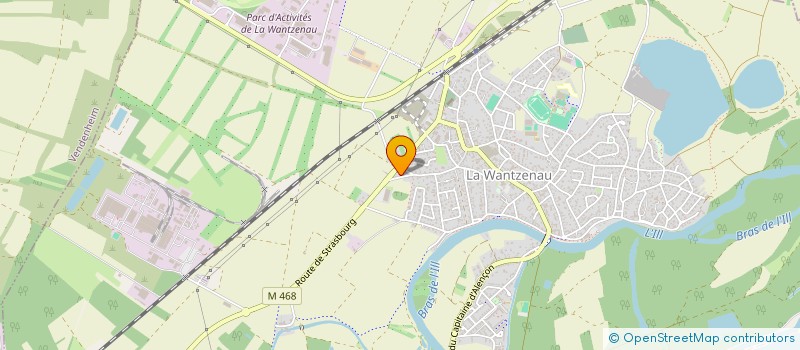 localisation de l'entreprise SCI LEONIS  LA WANTZENAU