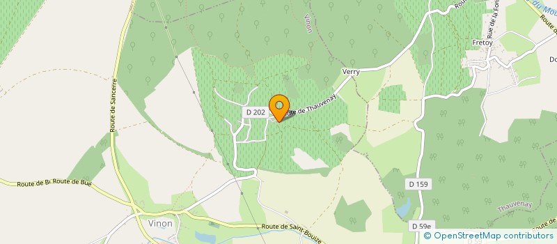 localisation de l'entreprise SCI LEONIS  VINON