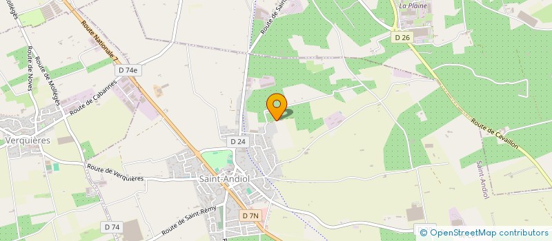 localisation de l'entreprise SCI LEONIS VICTORIA  SAINT-ANDIOL