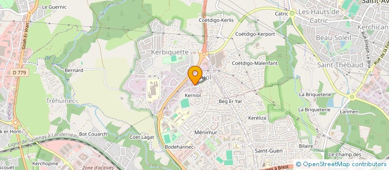 localisation de l'entreprise SCI LEONNEIL à VANNES