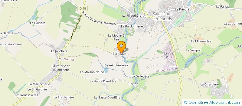localisation de l'entreprise SCI LEONNIS à LES HERBIERS