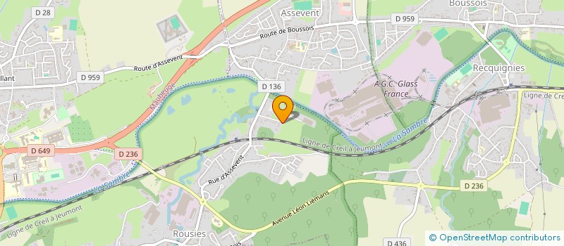 localisation de l'entreprise SCI LEONO  ROUSIES