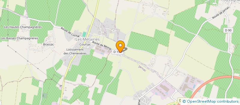 localisation de l'entreprise SCI LEONTINE à FOUSSIGNAC
