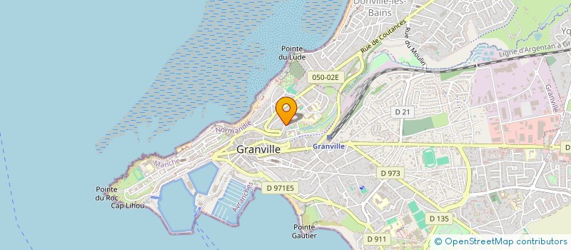 localisation de l'entreprise SCI LEOPAMA à GRANVILLE