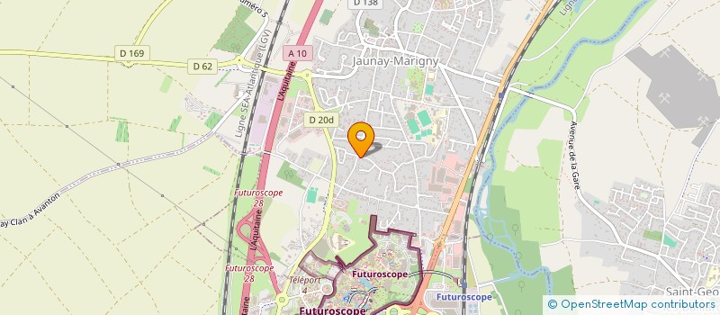 localisation de l'entreprise SCI LEOPARDI  JAUNAY-MARIGNY