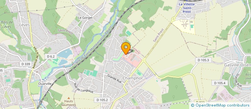 localisation de l'entreprise SCI LEOPHILANE à CHAMPHOL