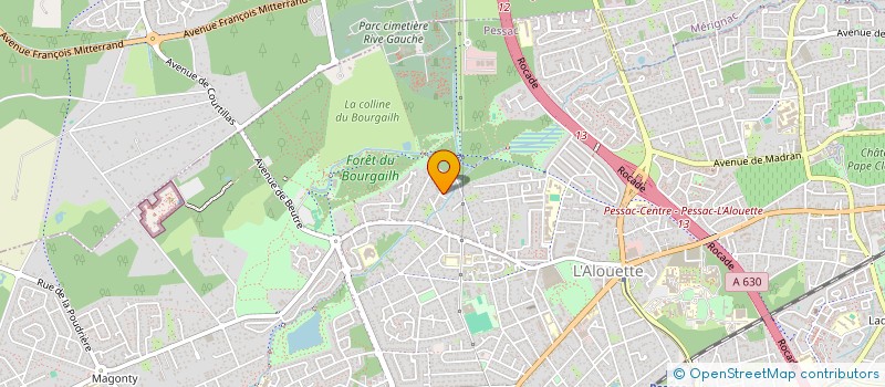 localisation de l'entreprise SCI LEOPIERRE  PESSAC