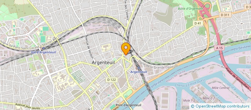 localisation de l'entreprise SCI LEOPOLD  ARGENTEUIL