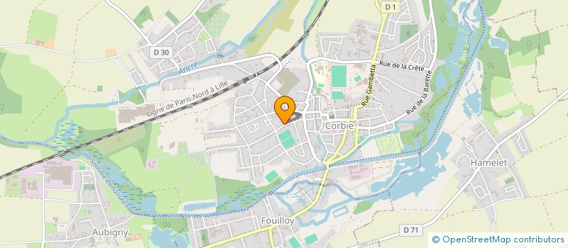 localisation de l'entreprise SCI LEOPOLD à CORBIE