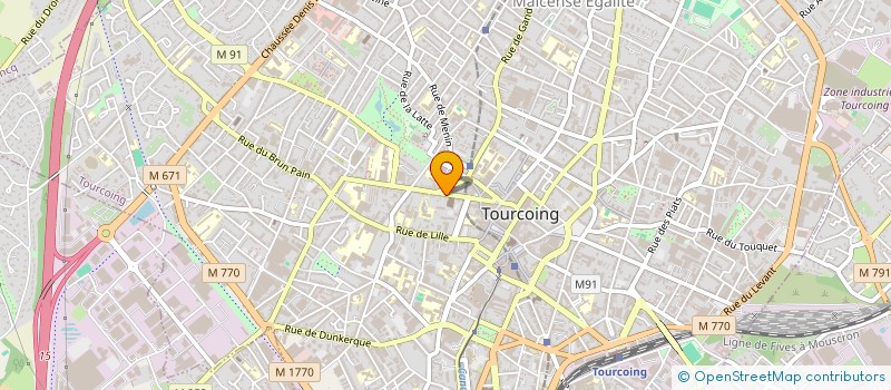 localisation de l'entreprise SCI LEOPOLD  TOURCOING