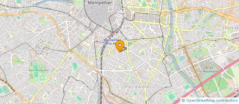 localisation de l'entreprise SCI LEOPOLD à MONTPELLIER