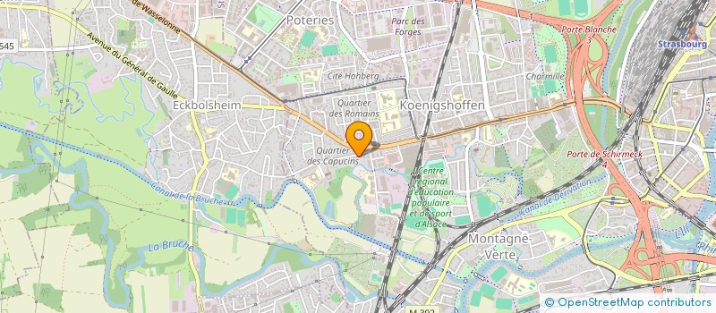 localisation de l'entreprise SCI LEOPOLD-SG  STRASBOURG