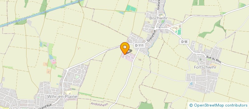 localisation de l'entreprise SCI LEORIS  BISCHWIHR