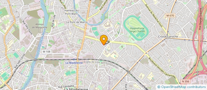 localisation de l'entreprise SCI LEOS à MARCQ-EN-BARŒUL