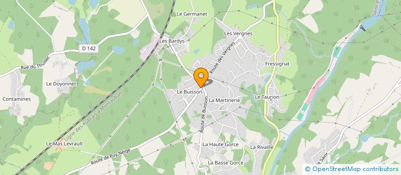 localisation de l'entreprise SCI LEOSIJEAN  SAINT-PRIEST-TAURION