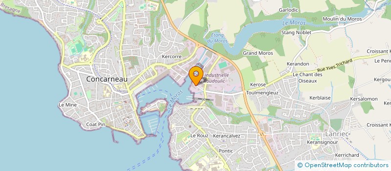 localisation de l'entreprise SCI LEOST  CONCARNEAU