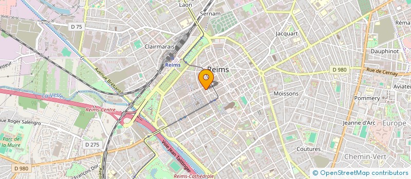 localisation de l'entreprise SCI LEOTIN  REIMS