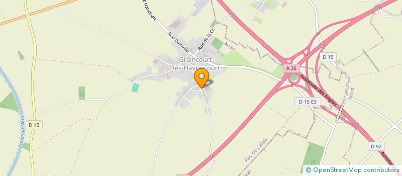 localisation de l'entreprise SCI LEOTIN  GRAINCOURT-LES-HAVRINCOURT