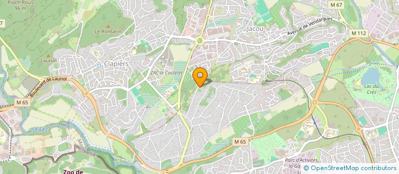 localisation de l'entreprise SCI LEOVAL  CASTELNAU-LE-LEZ