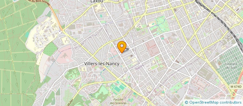 localisation de l'entreprise SCI LEOVIL à VILLERS-LES-NANCY