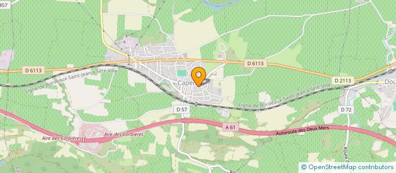 localisation de l'entreprise SCI LEP  CAPENDU