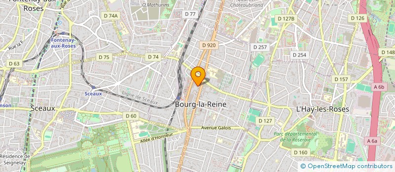 localisation de l'entreprise SCI LEPAGE à BOURG-LA-REINE