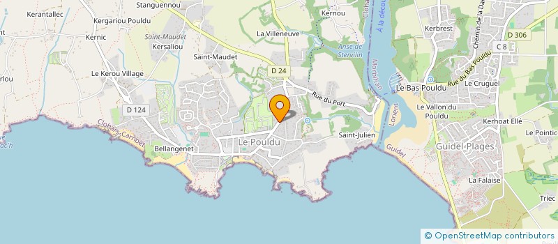 localisation de l'entreprise SCI LEPAGE-BEY  CLOHARS-CARNOET