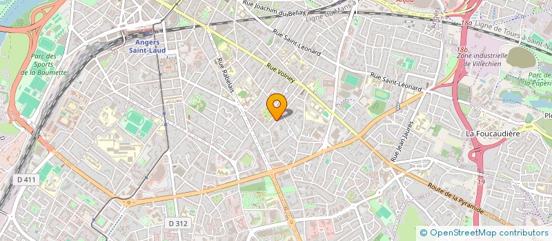 localisation de l'entreprise SCI LEPAGE ET CIE à ANGERS