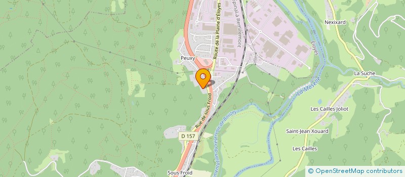 localisation de l'entreprise SCI LEPAGE ET GANTOIS  SAINT-NABORD