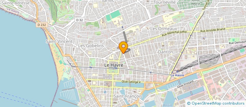 localisation de l'entreprise SCI LEPAGE NORMANDIE à LE HAVRE